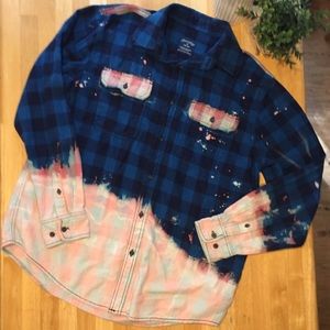 One of a kind bleached flannel